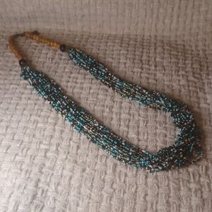 Multi Strand BOHO Seed Bead Necklace
